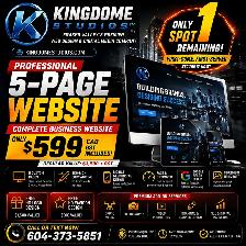 $599 Web Design | 5-Page Site   Logo | Look Like a Pro!