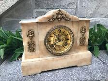 Antique Ansonia Marble Mantle Clock - Photo 2