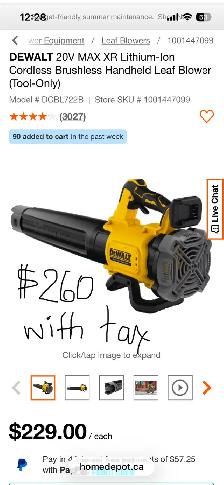 DEWALT 20V Cordless Leaf Blower - Photo 7