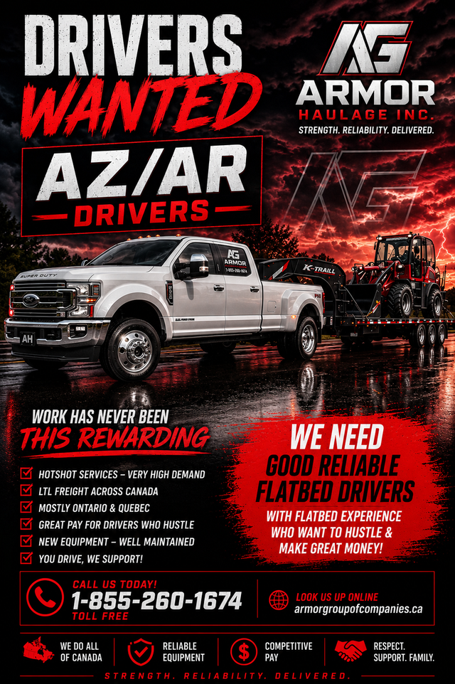 HIRING AZ/AR DRIVERS!