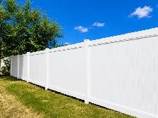 Vinyl fence material Edmonton