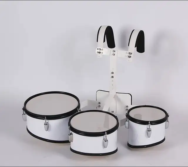 Marching Band Tom Set of Three with Back Stand Carrier