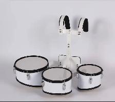 Marching Band Tom Set of Three with Back Stand Carrier