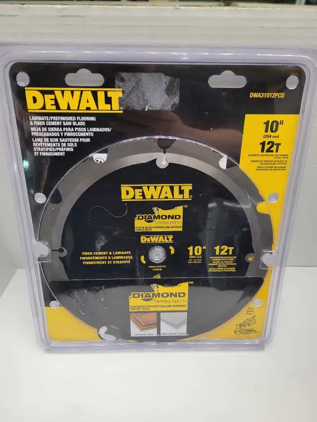 Dewalt DWA31012PCD 10' 12T Flooring Saw Blade NEW