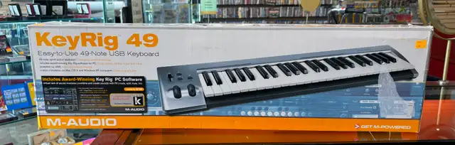 NEW M-Audio Key Rig 49 Keyboard Synthesizer - Open Box