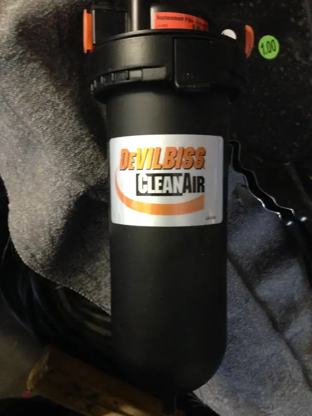 ONE NEW DeVilbiss 100 CFM Air Line FilterAS PICTURED