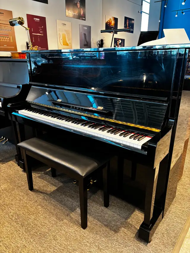 Kawai Upright Piano NS-10 Polished Ebony