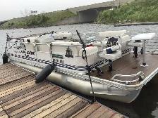 20 foot pontoon boat and trailer for sale - Photo 2