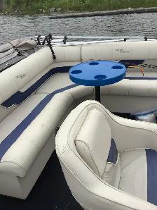 20 foot pontoon boat and trailer for sale - Photo 3