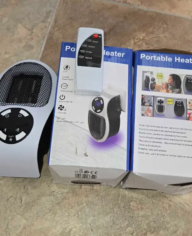 mini chauffrette portable 500 watts