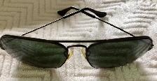 VINTAGE  B&L Ray Ban square face Aviator sunglasses 58 () 16 USA - Photo 2