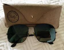 VINTAGE  B&L Ray Ban square face Aviator sunglasses 58 () 16 USA - Photo 3