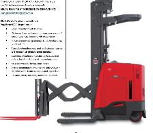 Forklift Operator Linde Reach Truck