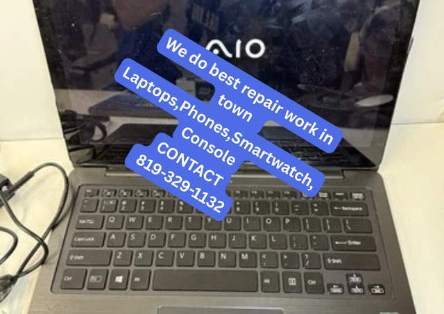 We repair laptops