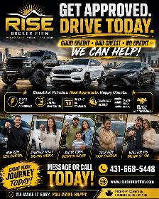 EVYERONE IS APPROVED WITH US FOR A NEW RIDE