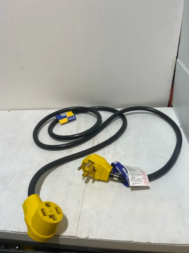 Shinnous Heavy Duty NEMA 14-30P to 14-30R Adapter Cord