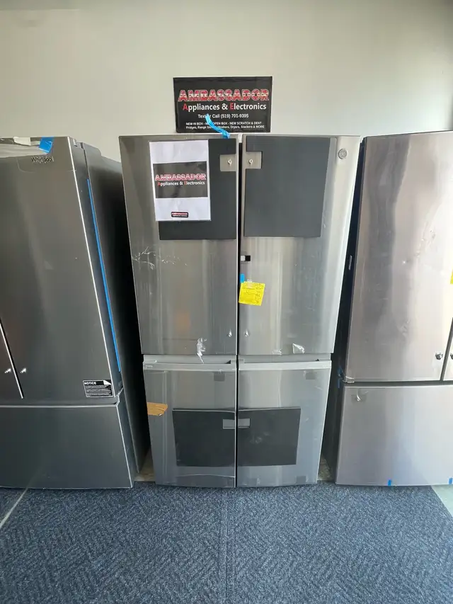 NEW 36" GE Profile 4 Door Fridge Stainless Steel (Water &Ice)