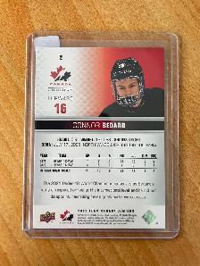 2022-23 UpperDeck Team Canada Juniors Rose Gold #2 Connor Bedard - Photo 2