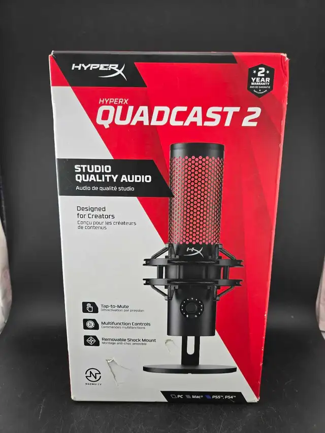HYPERX QUADCAST 2 OPEN BOX
