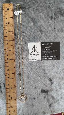 10 yellow gold chain & pendant #432_6 - Photo 7