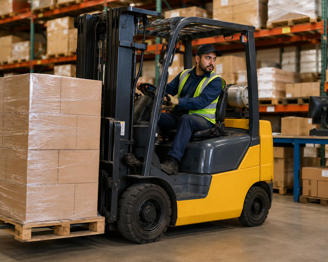 Forklift operator with Shipper/Receiver experience
