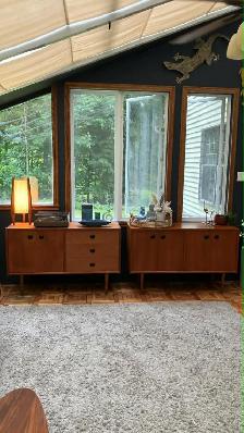 Mid century MODULAR TECK TEAK Buffet, console table, bar, bahut - Photo 4