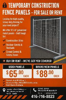 Temporary Construction Fence Panels - Photo 4