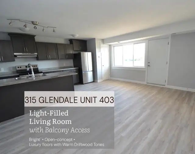 RENOED 2-BED w Balcony Avail August - 315 Glendale