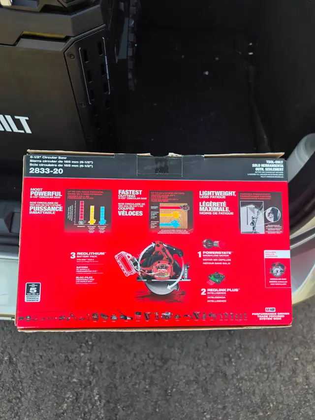 MILWAUKEE M18 FUEL CIRCULAR SAW 6.5' UNOPENED