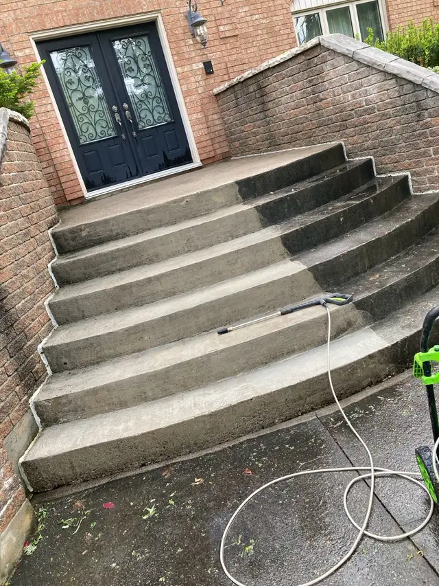 pressure washing