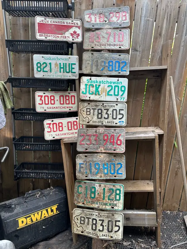 license plates