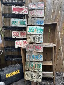 license plates
