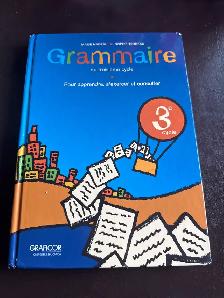Manuel grammaire pour la 5e/ 3e cycle du primaire