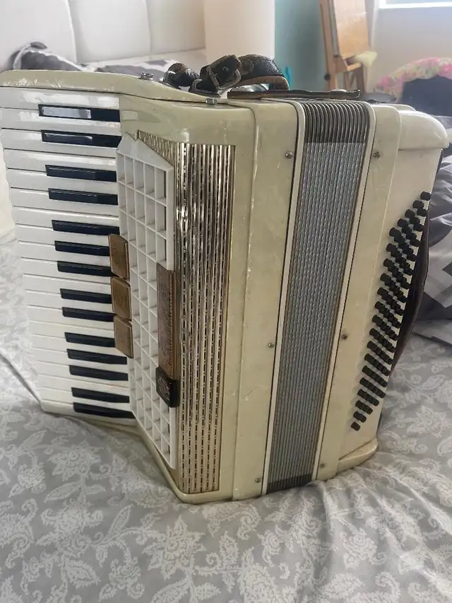 Yamaha keybords, Accordeon, Drums, Cymbals