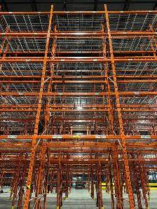 Used Wire mesh decks for pallet racking step beams 42' x 46' - Photo 3