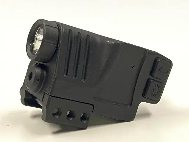 SMS Laser/LED Flashlight for Airsoft Pistol. Picatinny Rail