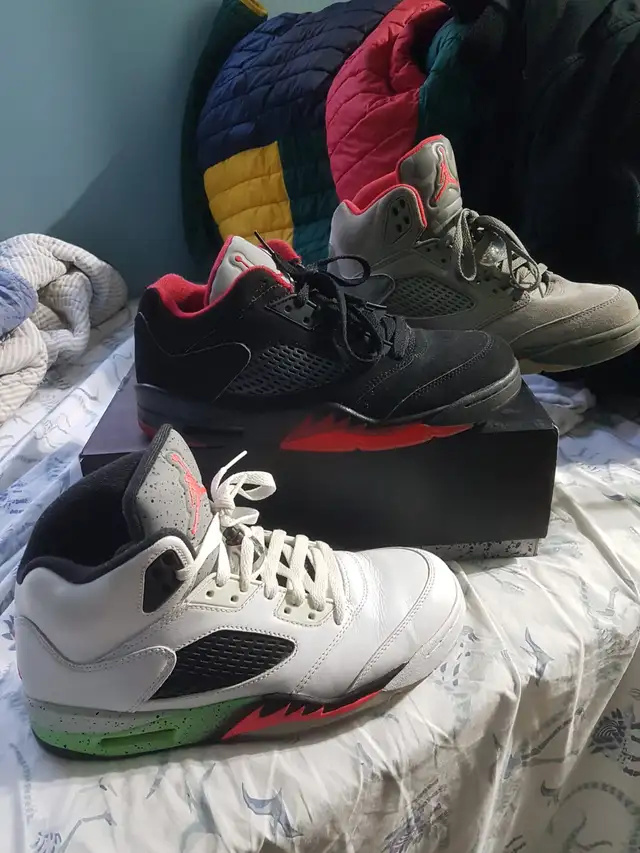nike jordans retro 5s (100% authentic)