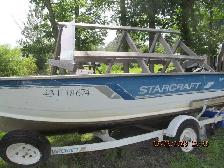 Boat 15 ft StarCraft  40 hp motor and trailer - Photo 2