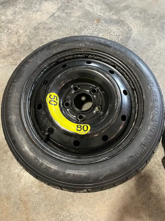 New 5 bolt Spare rubber with jack set