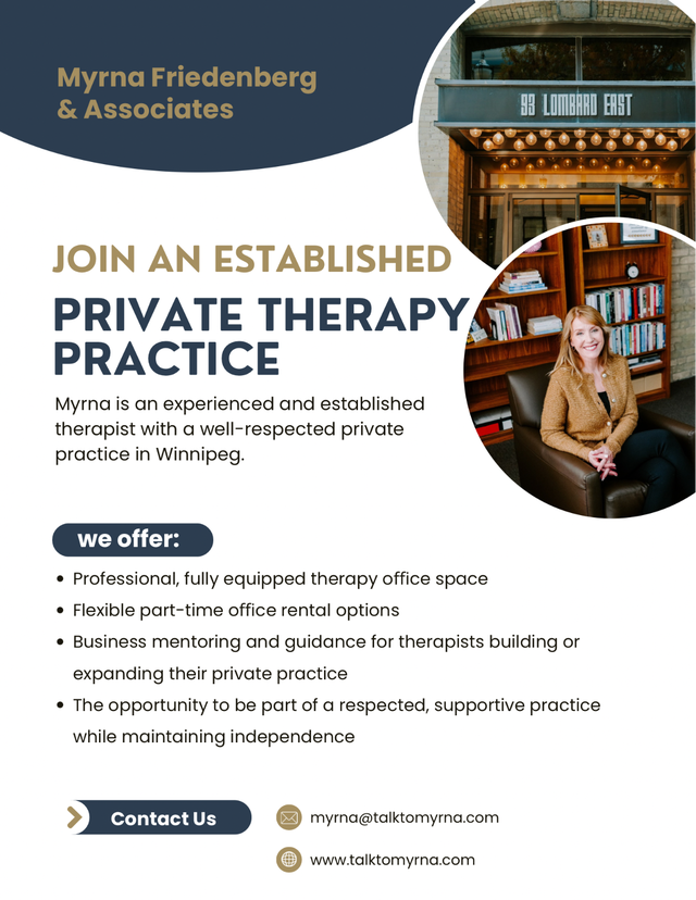 Professional Therapy Office Space Available – Downtown Winnipeg