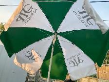 picnic table on wheels with umbrella. - Photo 3