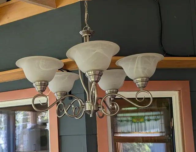 Hanging Satin-finish Light Fixture in Sylvan Lake.