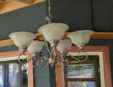 Hanging Satin-finish Light Fixture in Sylvan Lake.