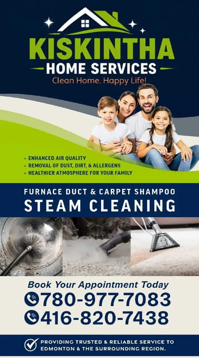 Furnace Duct Cleaning and Carpet Cleaning