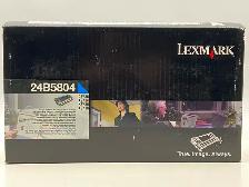 Genuine Lexmark 24B5804 Cyan High Yield Toner Cartridge.