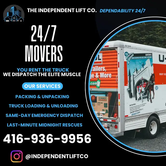 24/7 MOVERS | SAME DAY EMERGENCY MOVING LABOUR
