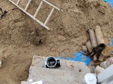 DRAIN SNAKE ROUGH IN WASHROOM SUMP PUMP ISSUE WATERPROOFING WET - Photo 4