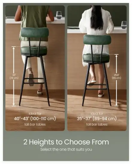 Brand New Set of 2 Swivel Bar Stools $178