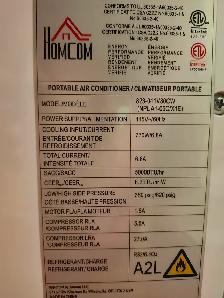 Climatiseur portatif HOMCOM - Photo 5