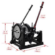 2 Clamps Pipe Butt Fusion Welding Machine 110V 2.48-7.87' 145013 - Photo 4